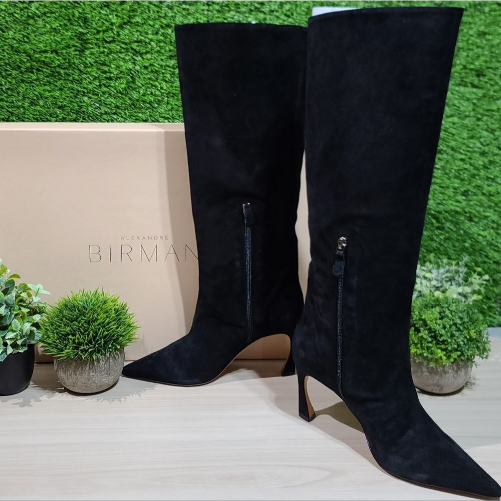 Alexandre Birman Kyra Boot 85 - Black Suede EU 38 NEW